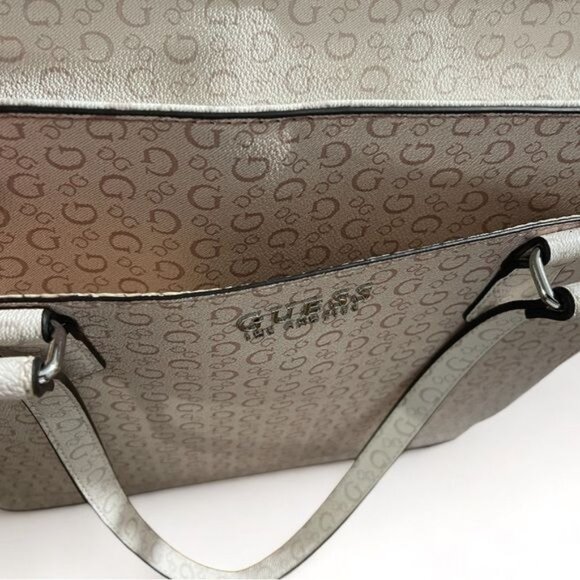 Guess Tote Bag Women Multi Logo, Light Rose, Style CC888325 - Picture 14 of 15